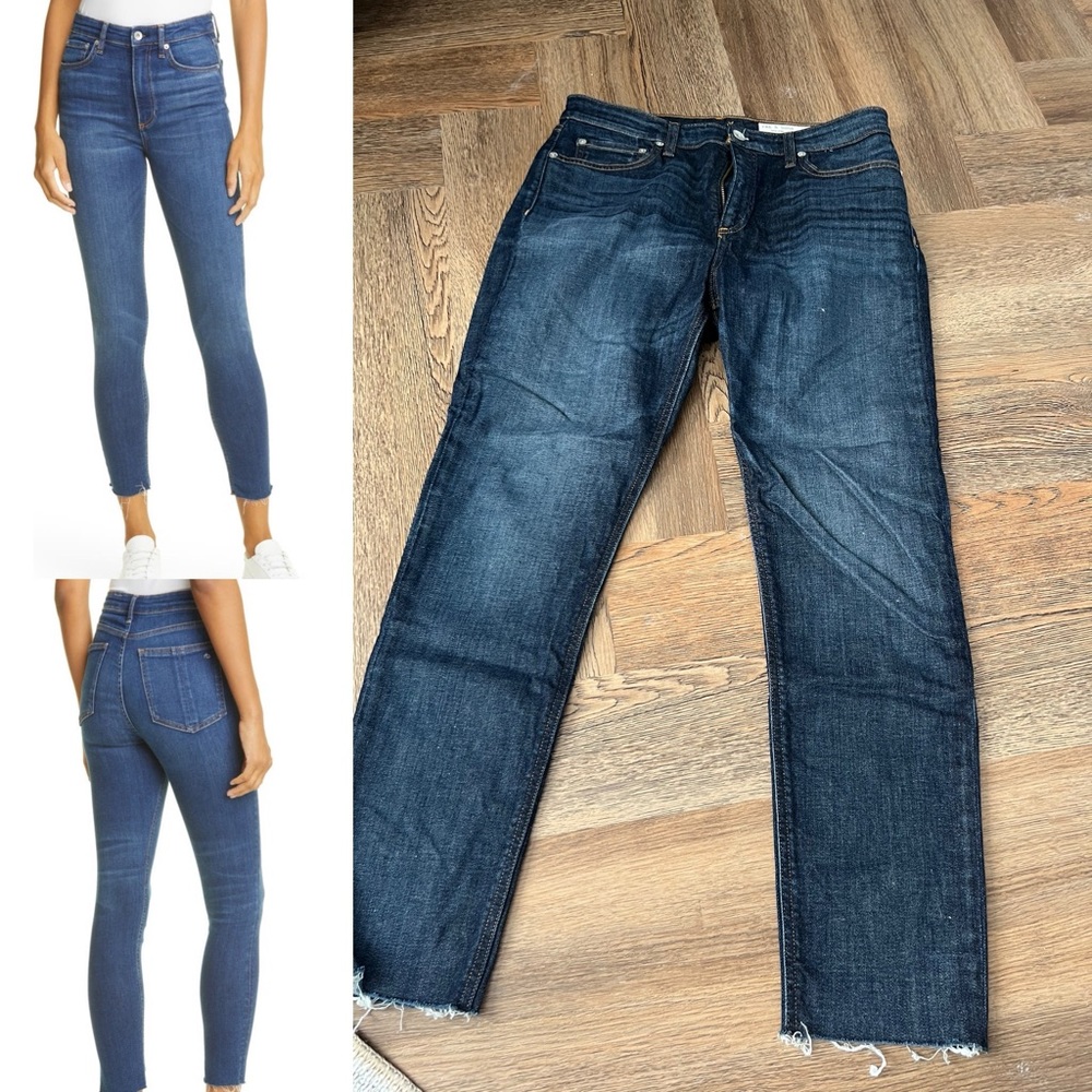 Rag & Bone Nina High-Rise Ankle Skinny Denim